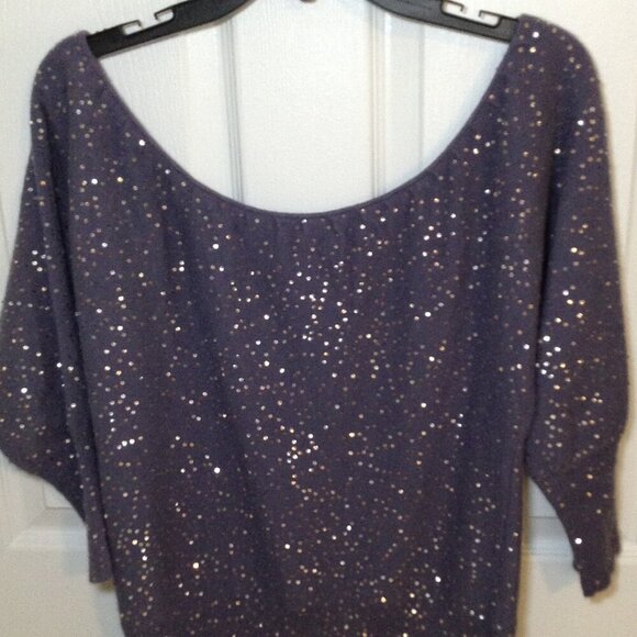 VINTAGE Rebecca Taylor "L" Denair Angora, Quality, Quiet Lux, Sequins, Bohemian - Picture 2 of 4